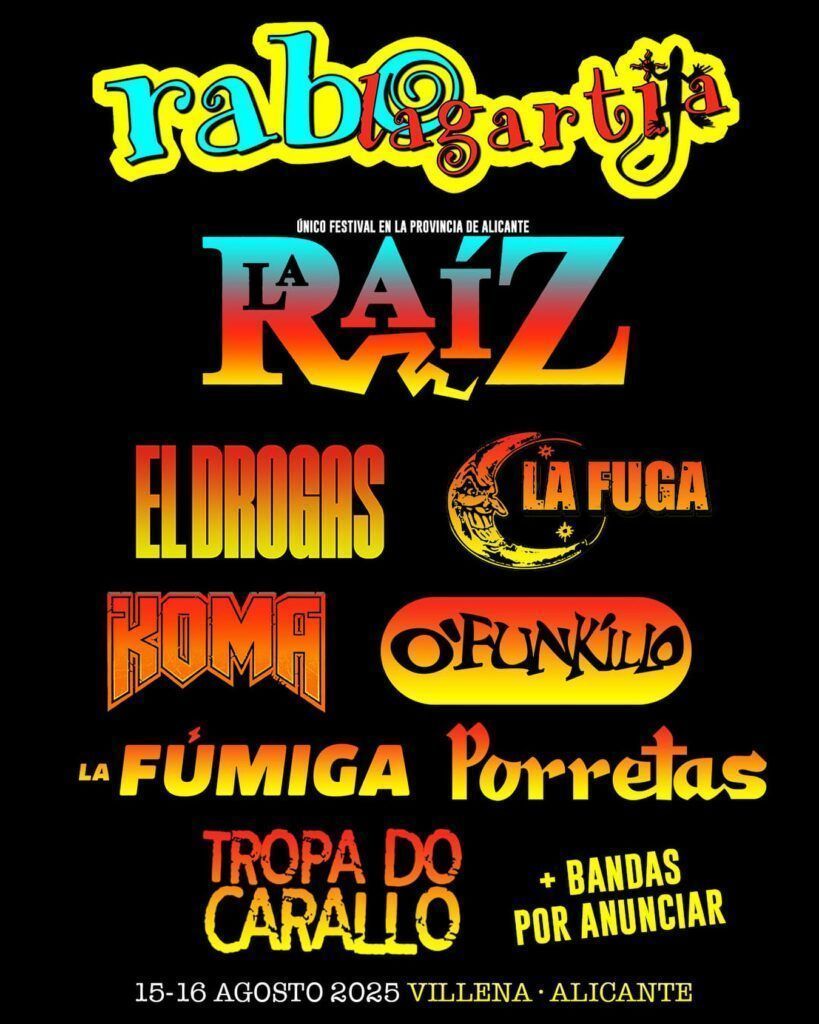 Rabolagartija sigue creciendo