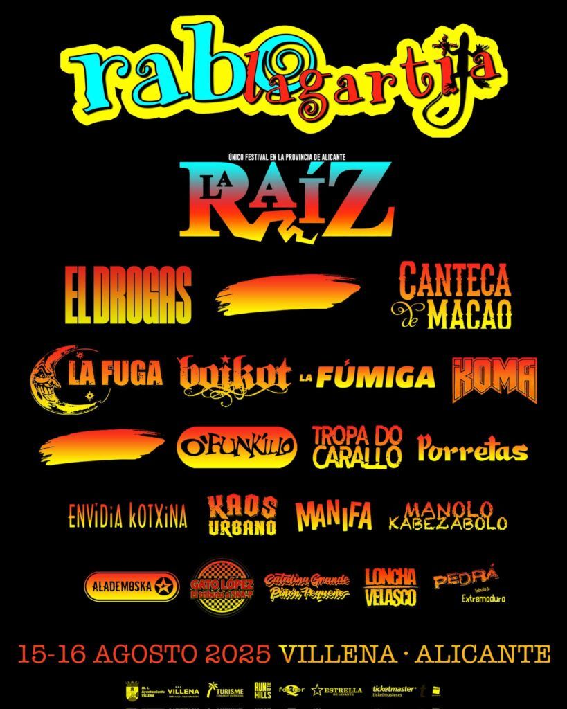 Rabolagartija 2025, cartel cerrado!!